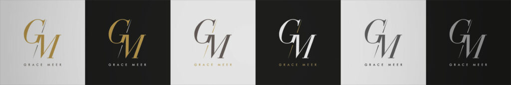 Déclinaisons logo Grace Meer