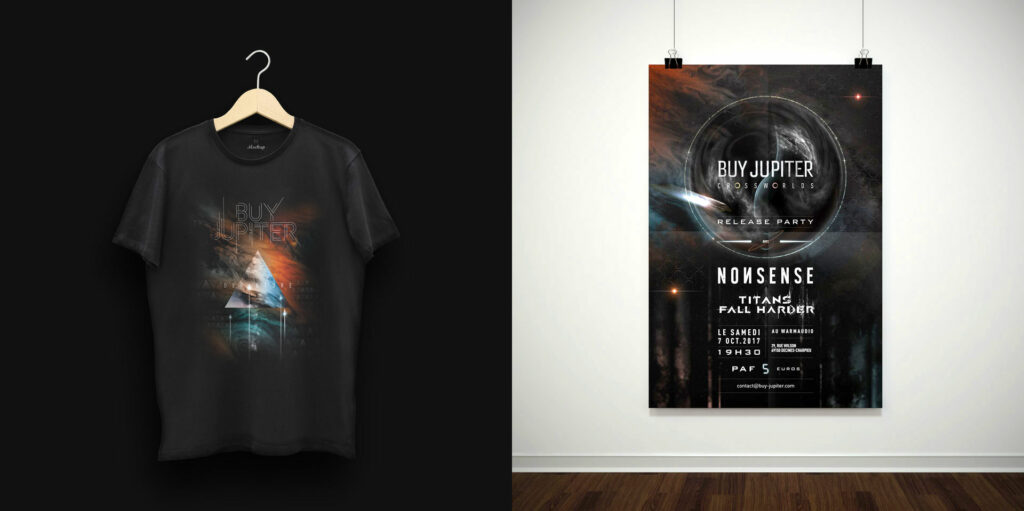 t-shirt et affiche Buy Jupiter