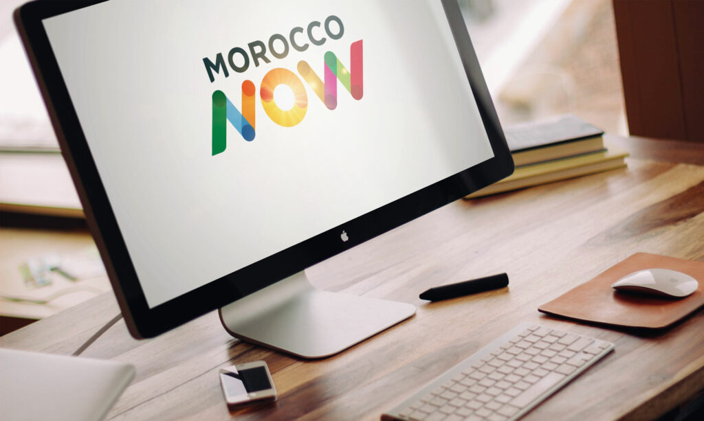 animation logo Morocco Now