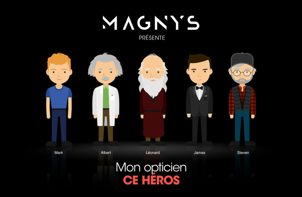 icônes pop culture motion Magnys