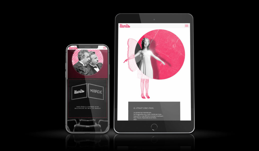 site responsive agence Alunites