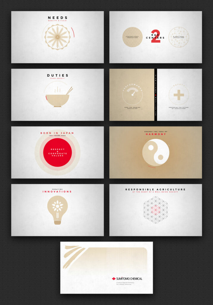 séquences du motion design Sumitomo Chemical