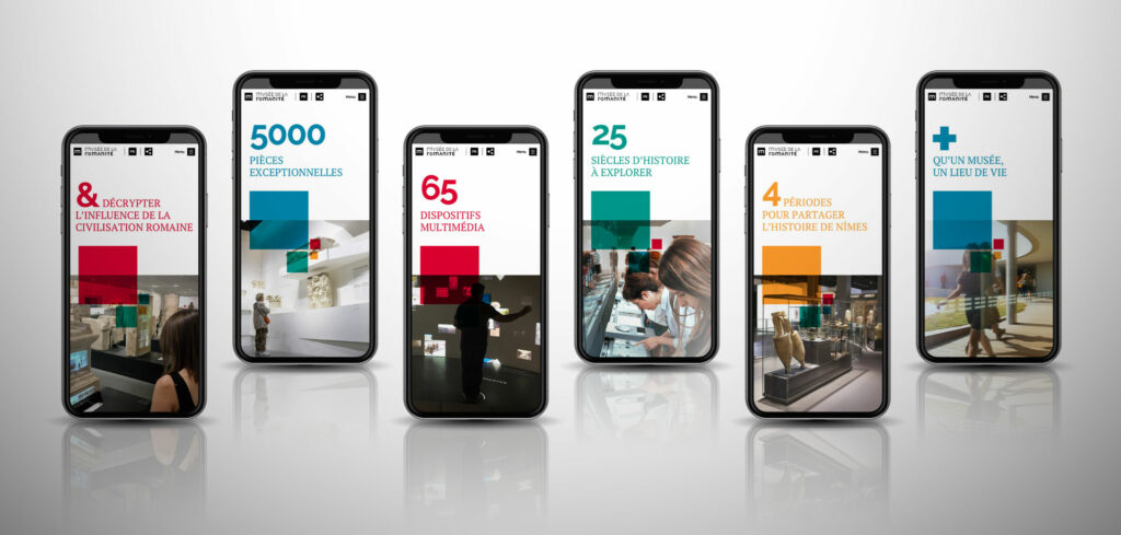 homepage mobile musée de la romanité