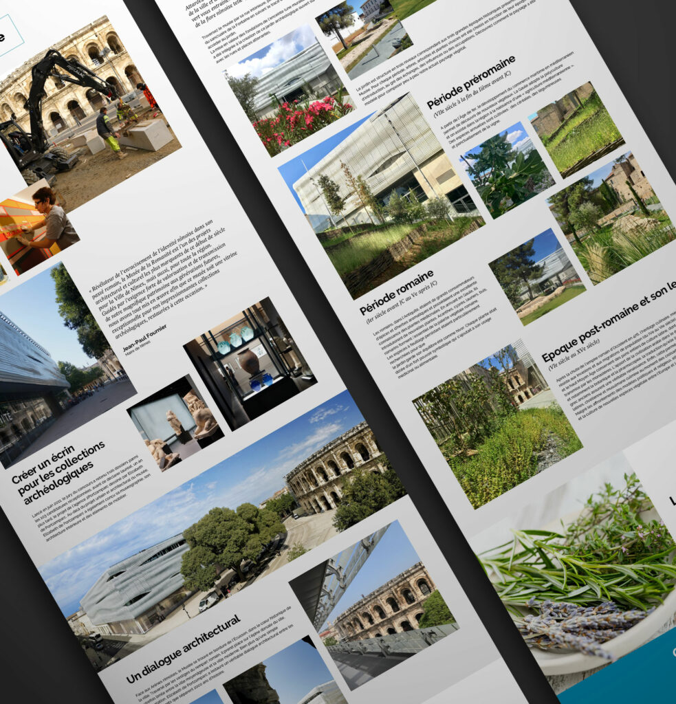 pages du site du musée de la romanité