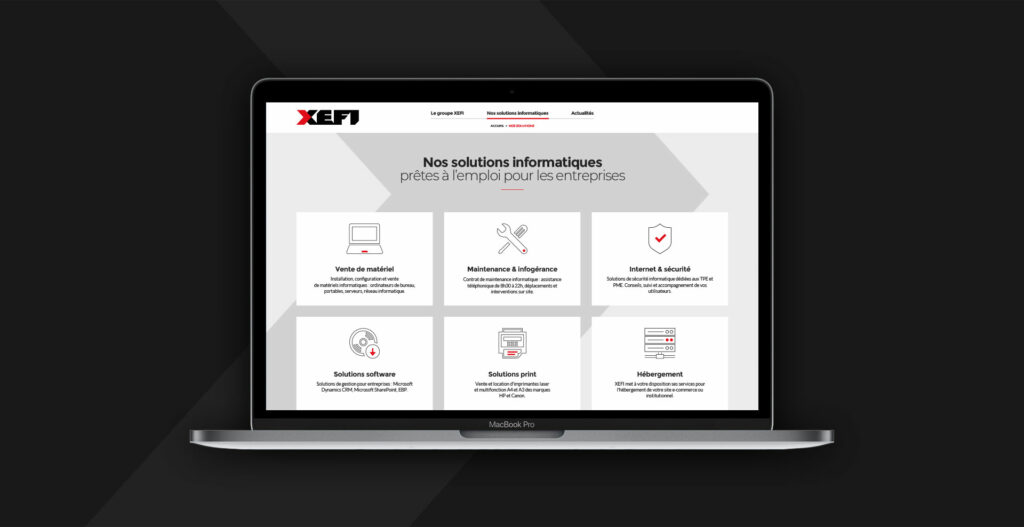 site Xefi solutions