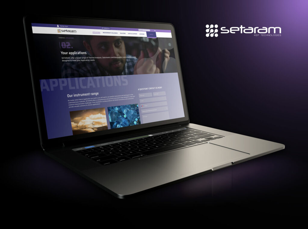 page applications site Setaram